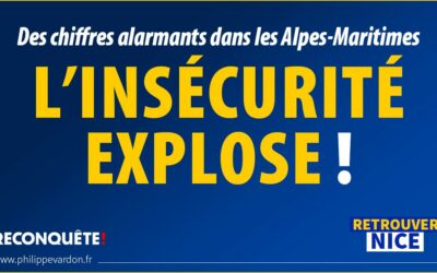 🚨Explosion des crimes et délits dans les Alpes-Maritimes : des chiffres alarmants 